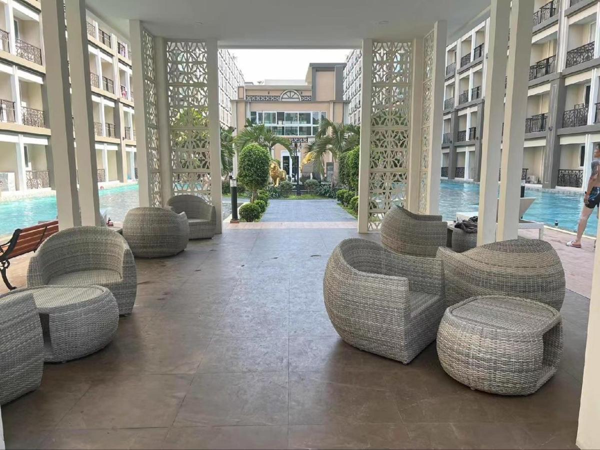 חוף ג'ומטיין Romantic Beach Apartment芭堤雅水系高档酒店式公寓可做饭 מראה חיצוני תמונה